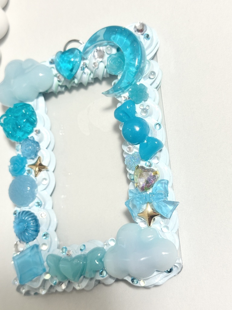 ✨️新Ver.✨️♡限定1点♡ホイップデコ硬質トレカケース【氷碧ゼリー】