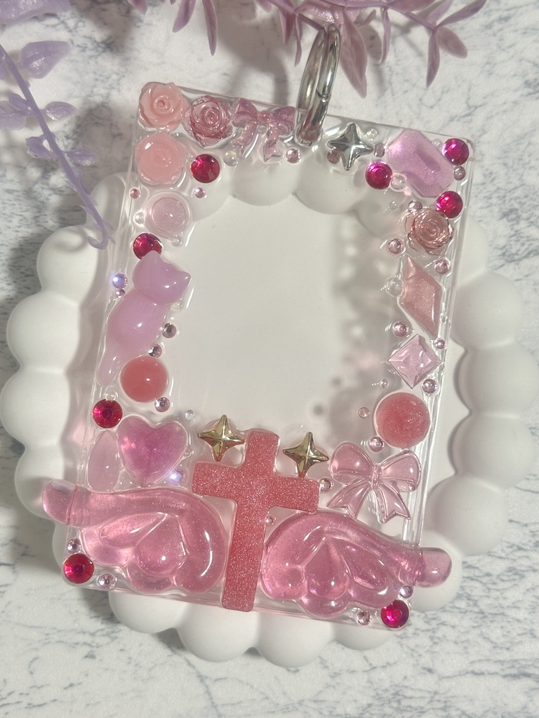 ♡限定1点♡レジン硬質トレカケース【ウォーターメロン】