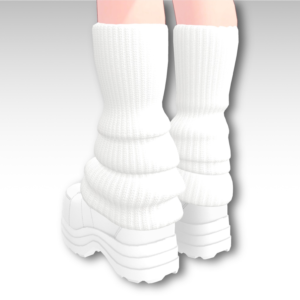 【14アバター対応】 レッグウォーマー&スニーカー