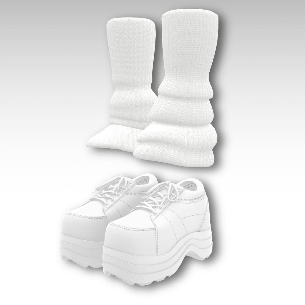 【14アバター対応】 レッグウォーマー&スニーカー