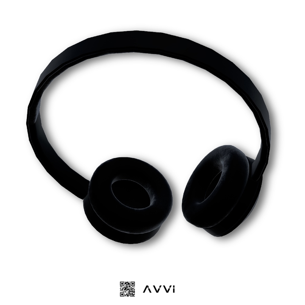 【桔梗用】 ヘッドフォン ブラック Headphones for Kikyo Black