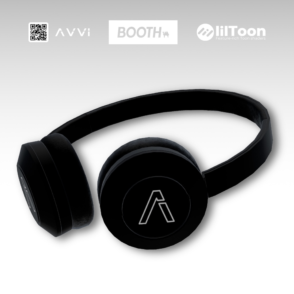 【桔梗用】 ヘッドフォン ブラック Headphones for Kikyo Black