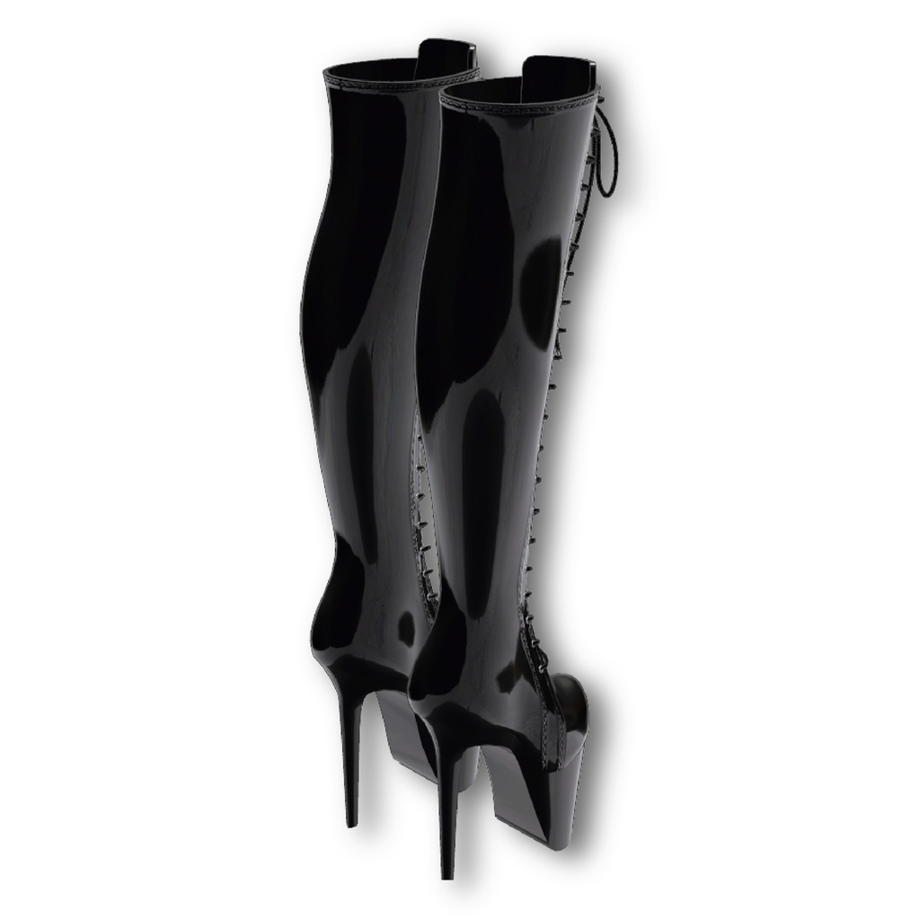 【9アバター対応】 AVVI ラバーサイハイブーツ