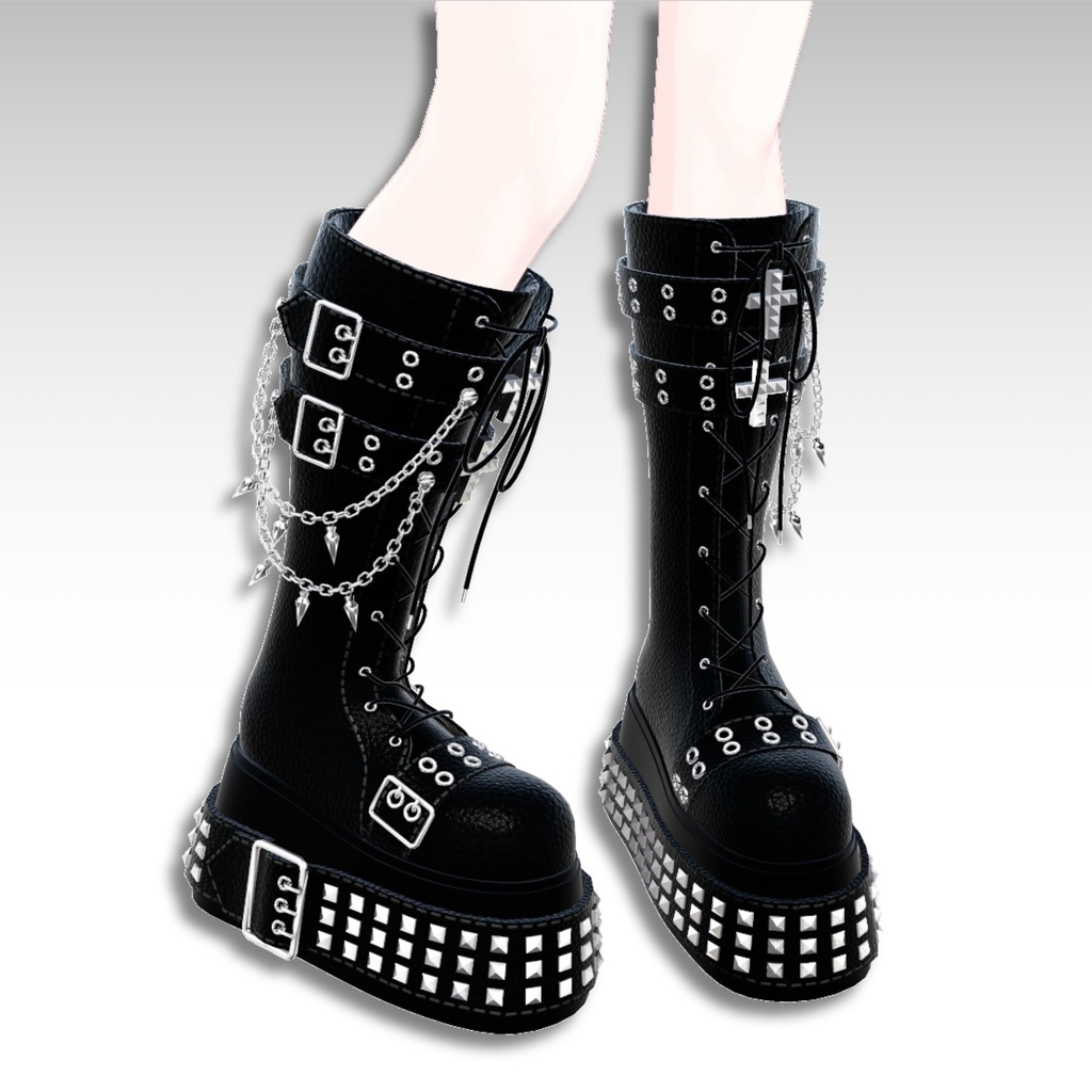 【12アバター対応】 AVVI クロスチェーンロングブーツ