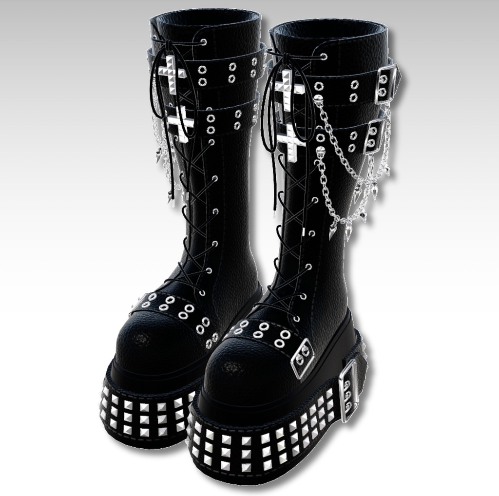 【12アバター対応】 AVVI クロスチェーンロングブーツ