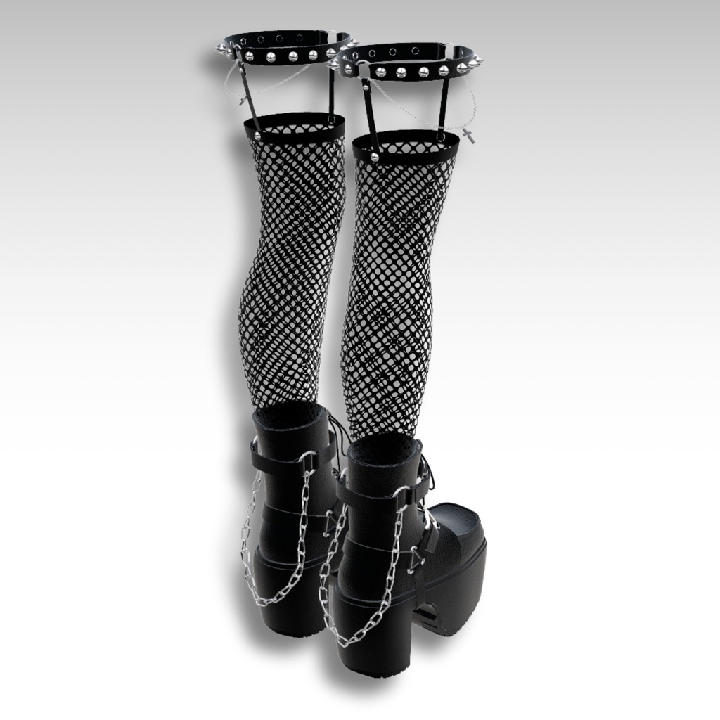 【7アバター対応】 AVVI ショートチェーンブーツ