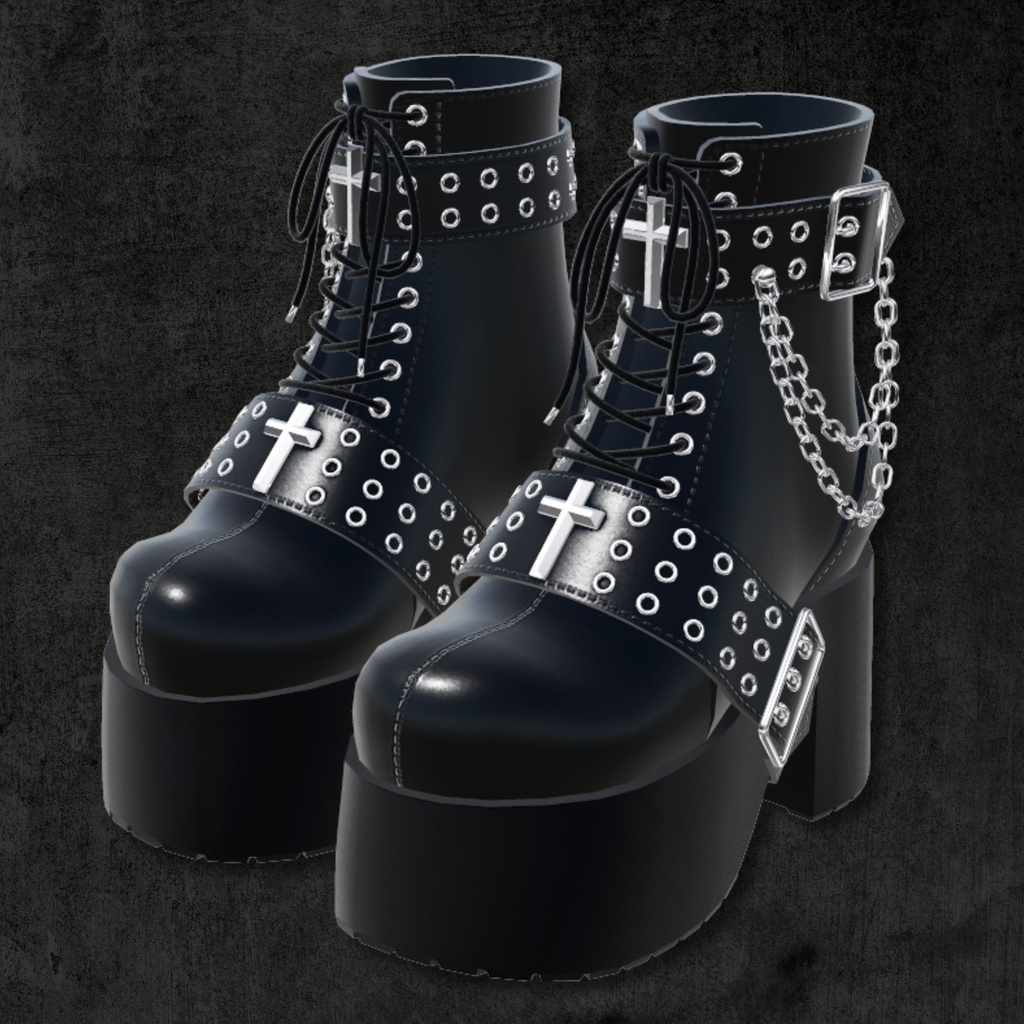 【12アバター対応】 AVVI クロスチェーンショートブーツ