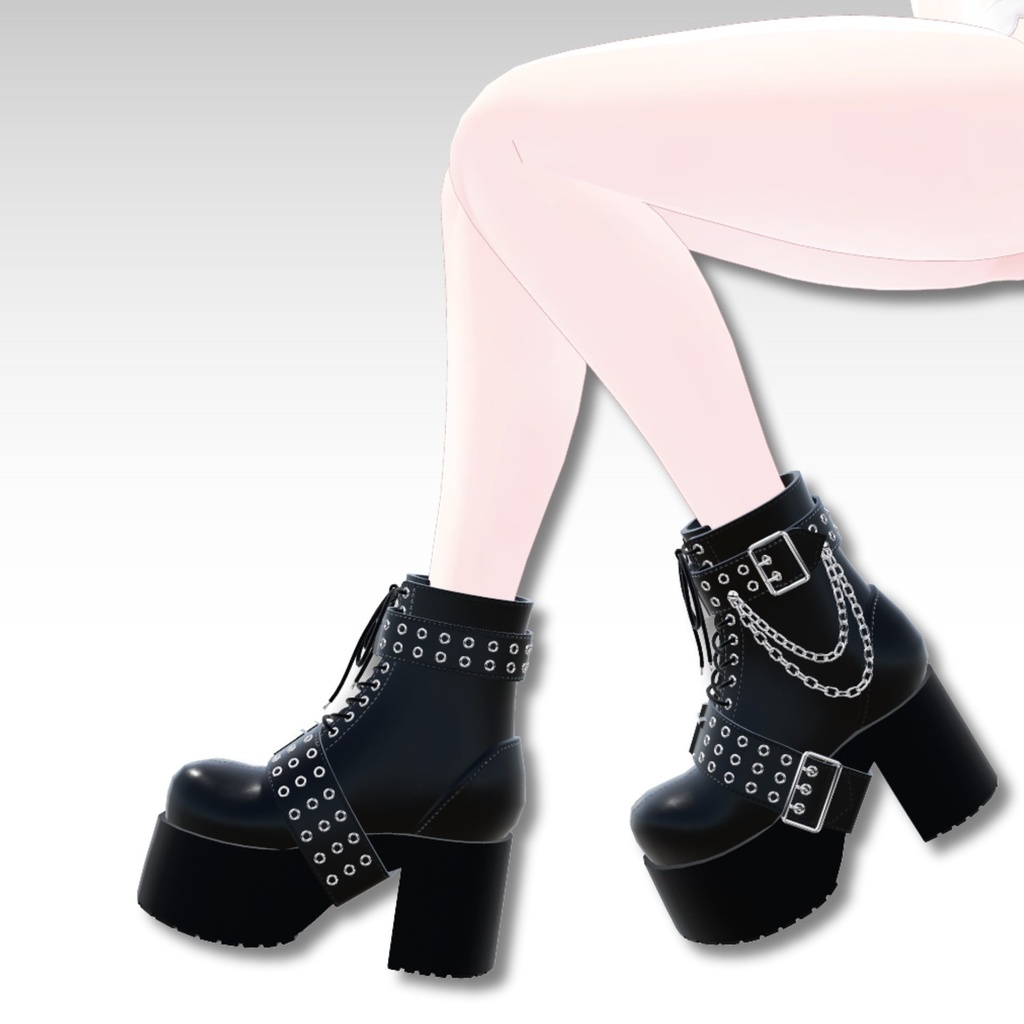 【12アバター対応】 AVVI クロスチェーンショートブーツ