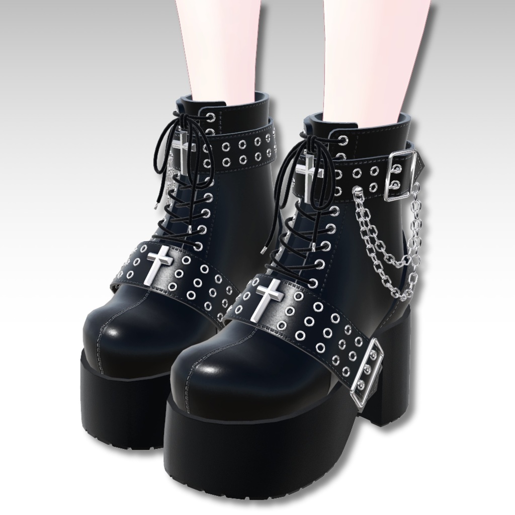 【12アバター対応】 AVVI クロスチェーンショートブーツ