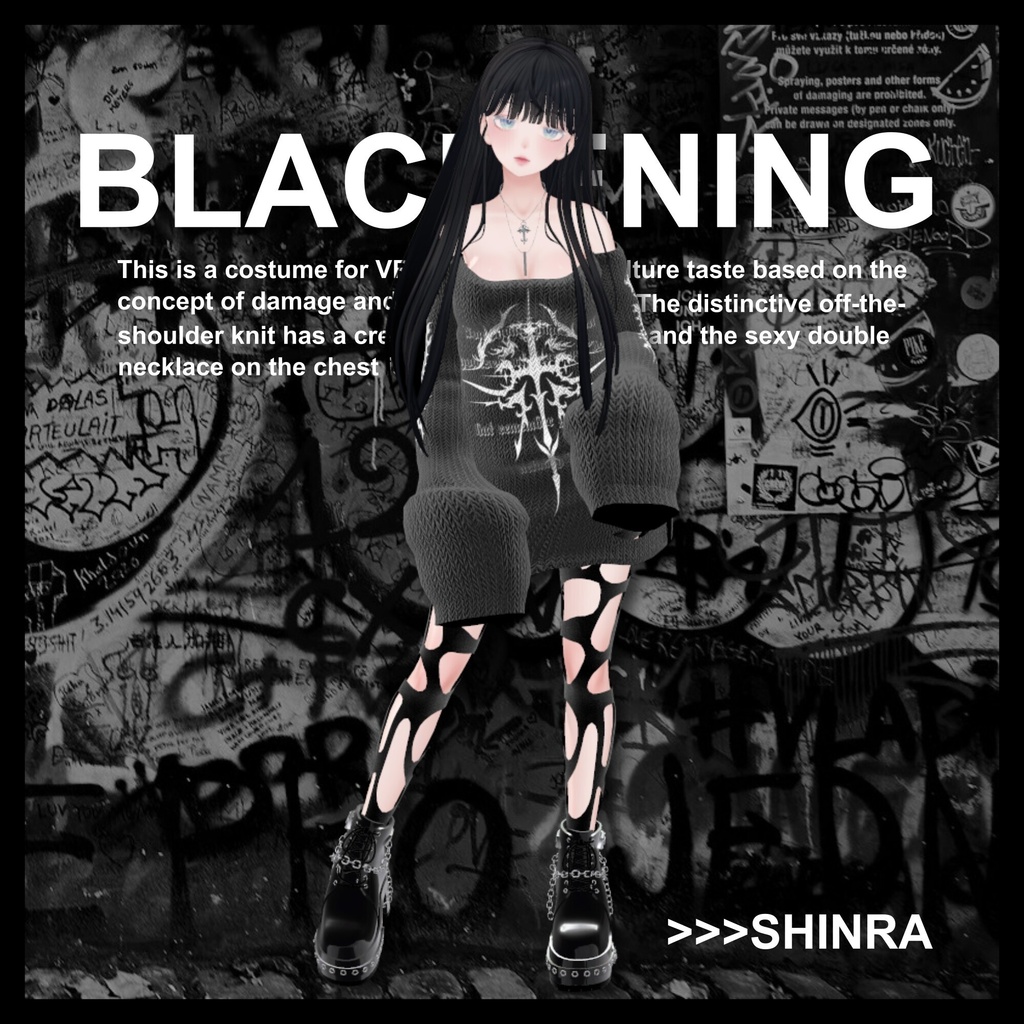 【11アバター対応】AVVI 『-BLACKENING ブラッケニング- 』✝