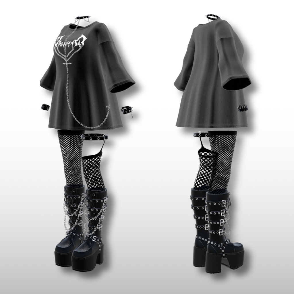 【7アバター対応】 AVVI 衣装3セット