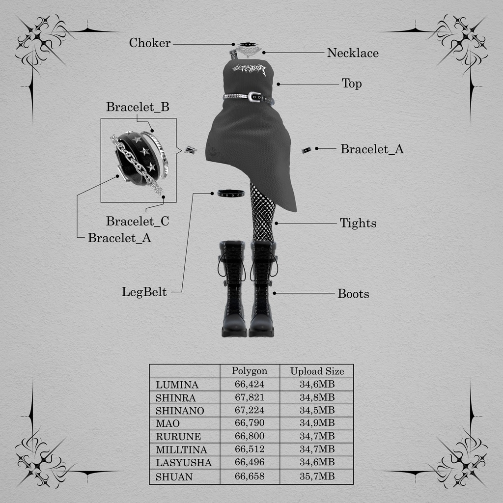 【8アバター対応】 AVVI TITANIA ティターニア