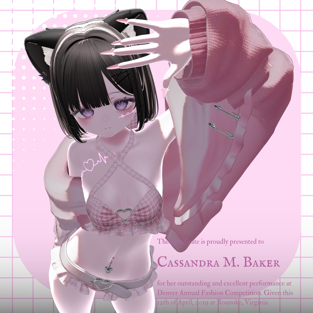 【VRCタトゥーデカール】♡PLUS BPM♡18種セット