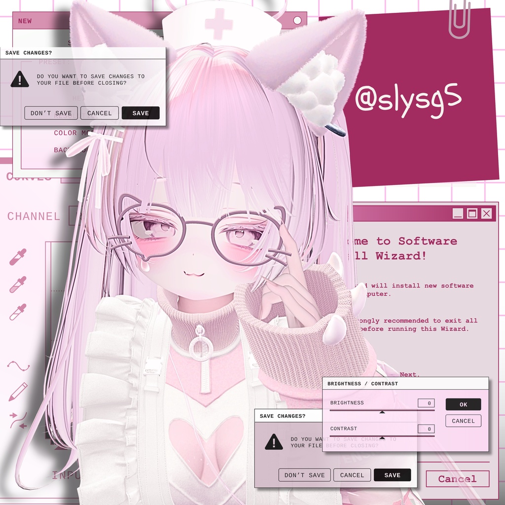 MEOW FRAME【VRChat想定眼鏡】