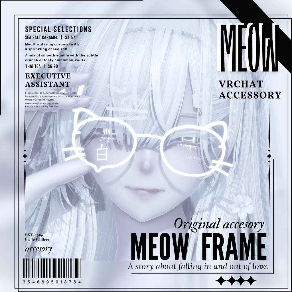 MEOW FRAME【VRChat想定眼鏡】