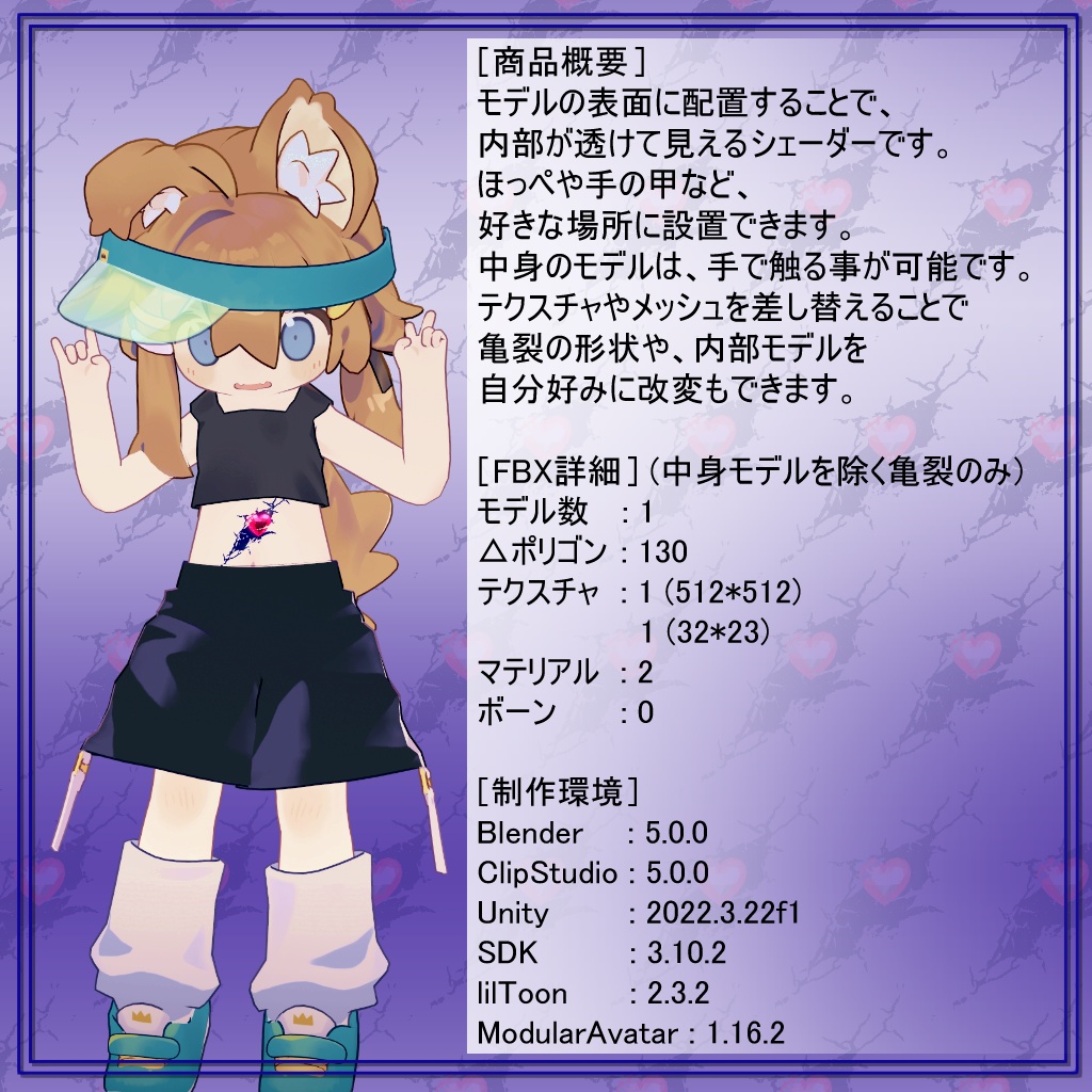 すけすけステッカー / SeeThroughSticker