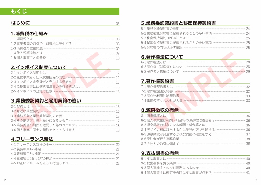 【解説書】かしこいフリーランスになる! フリーランス同士の業務委託編 PDF/PNG版