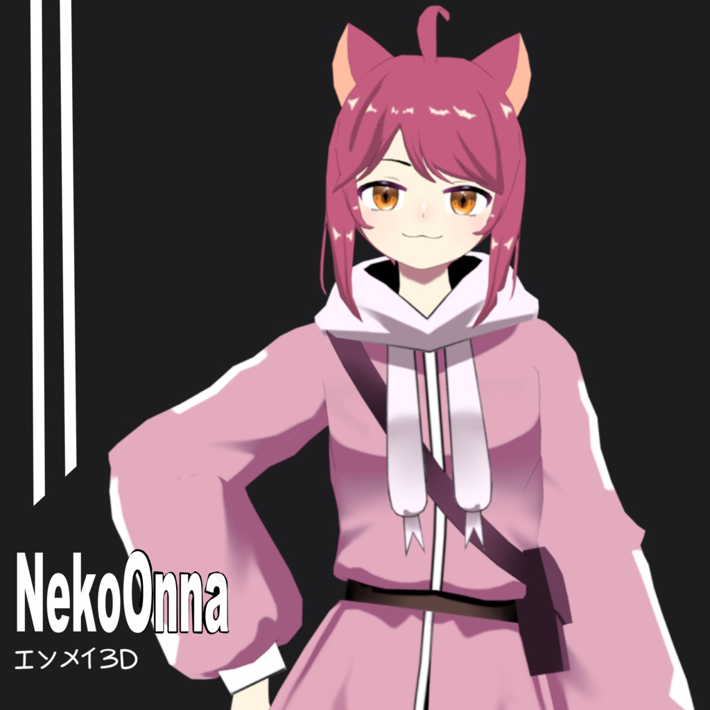 Neko Onna 3Dモデル ver 1.01