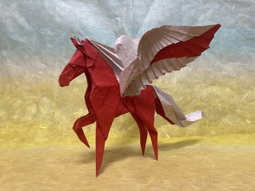 赤天馬2026 전개도 / Pegasus 2026 CP(Crease Pattern) 