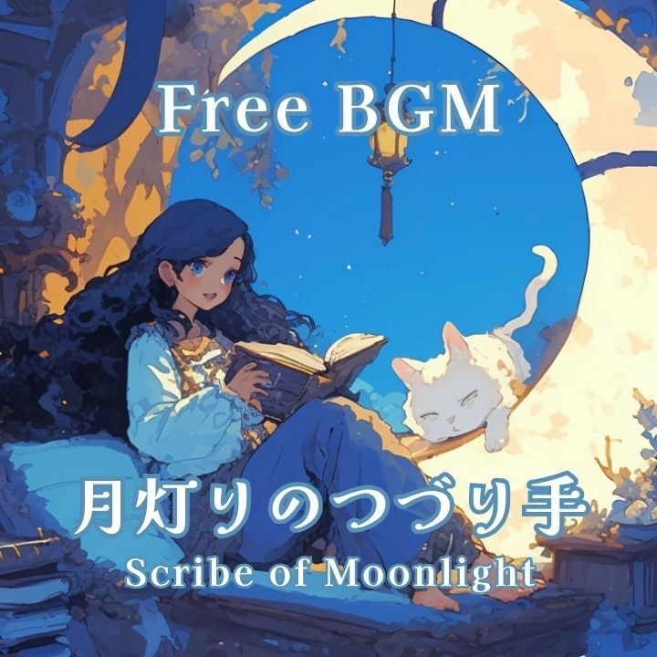 【フリーBGM】月灯りのつづり手