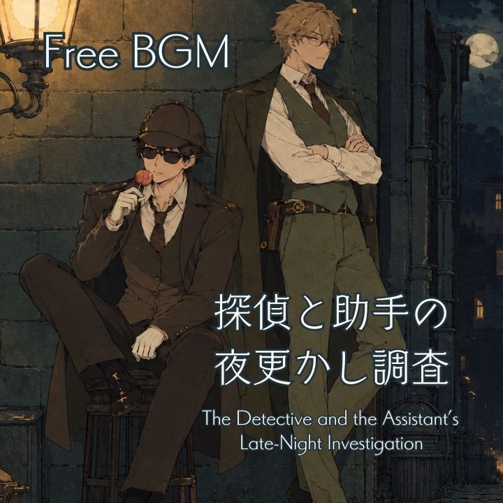 【フリーBGM】探偵と助手の夜更かし調査