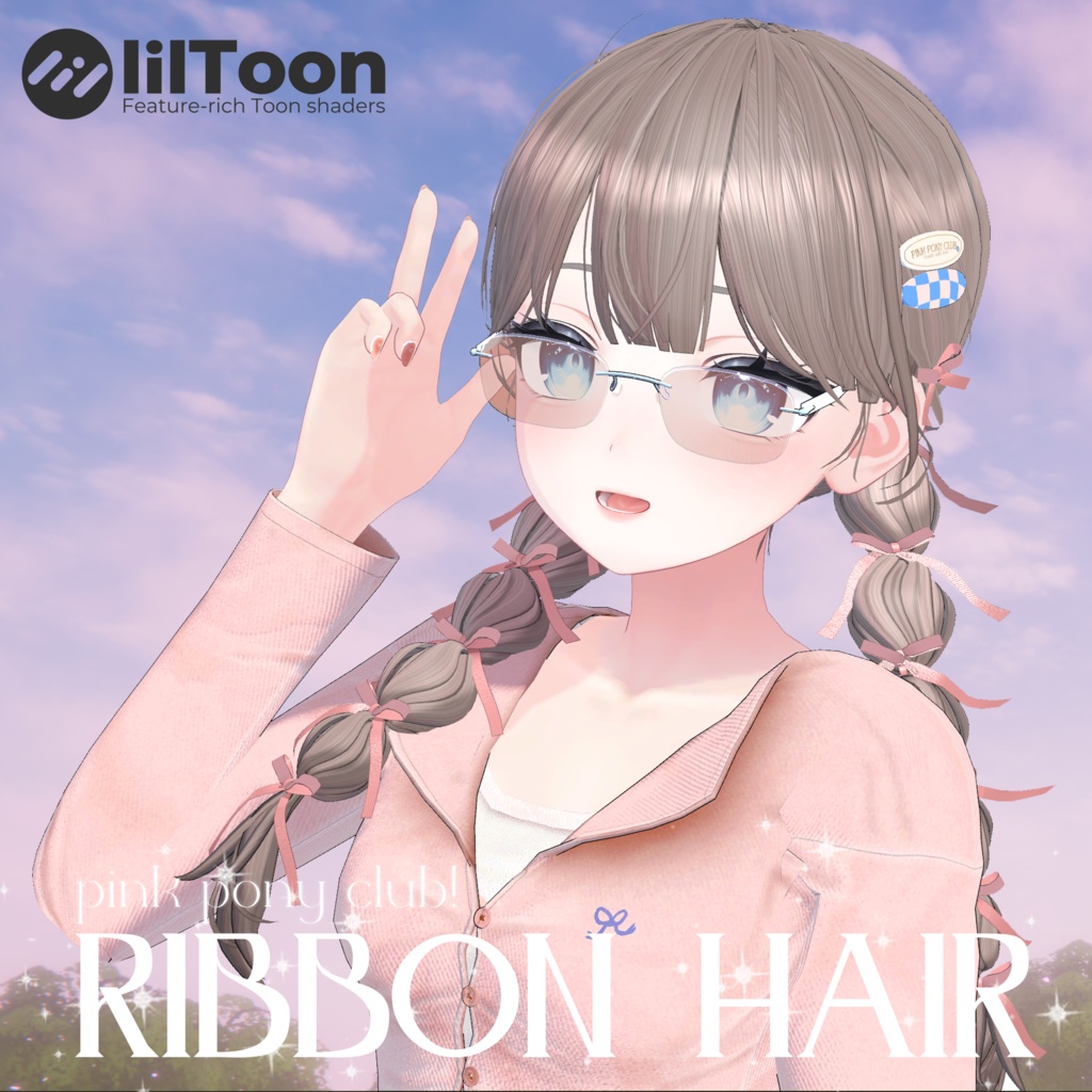 [6Avatars] Ribbon Hair