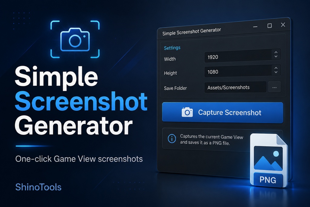 【Unity】SimpleScreenshotGenerator