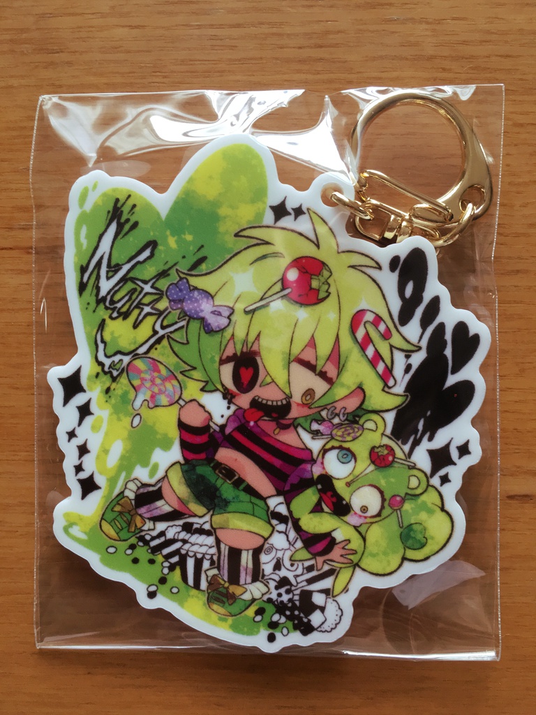 Htf擬人化 ナッティ アクリルキーホルダー アオイ屋 Booth