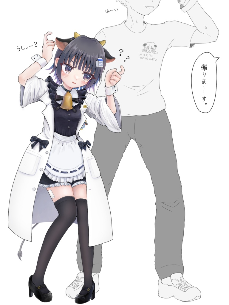 生誕記念ビッグアクリルスタンド(牛ポーズ)