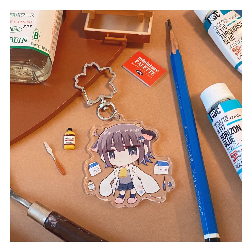 【ミニ】美術の時間！アクリルキーホルダー