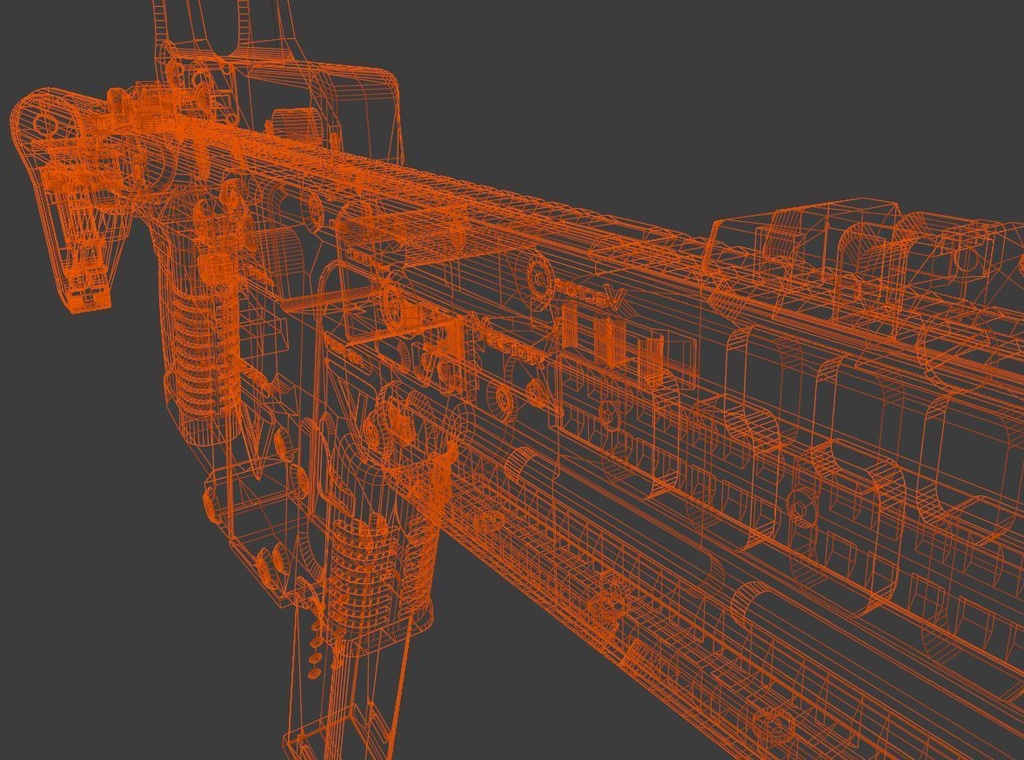 Division2 Kriss Vector SBR .45 for 3Dprint