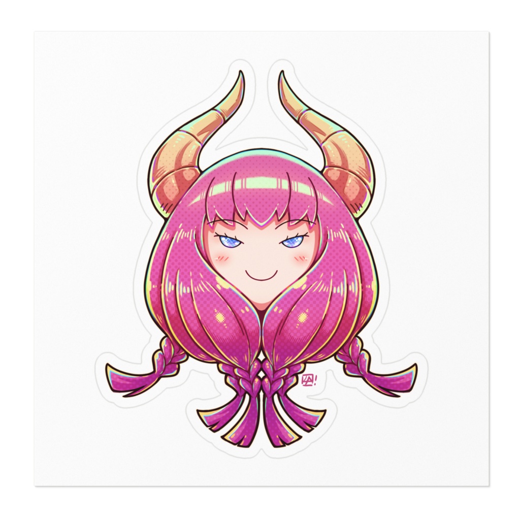 Aura's Head Sticker A