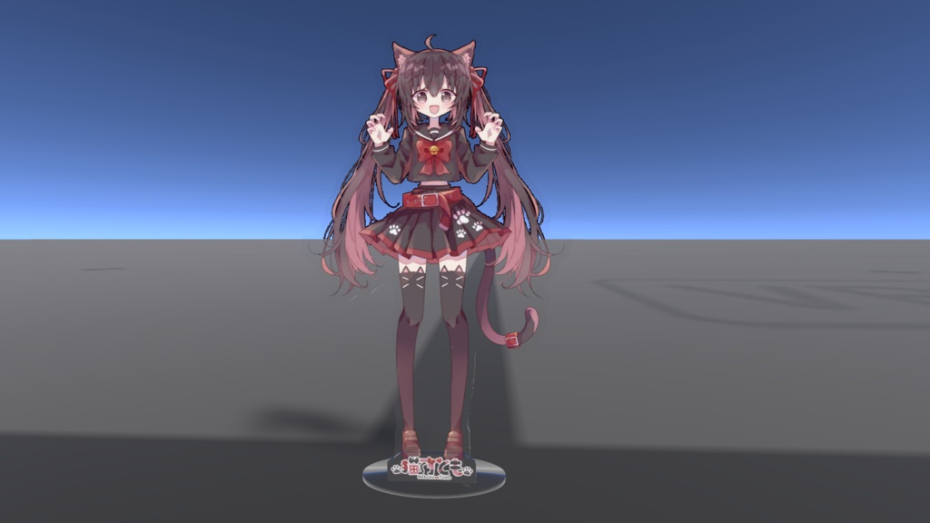 猫乃ともアクリルスタンド(3Dモデル版)