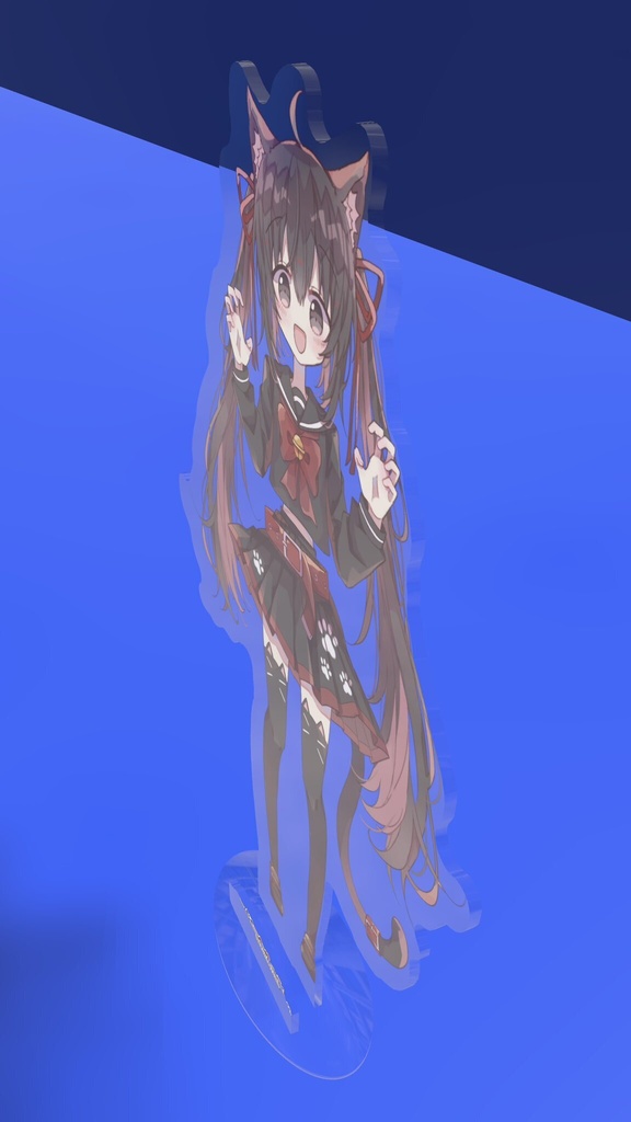 猫乃ともアクリルスタンド(3Dモデル版)