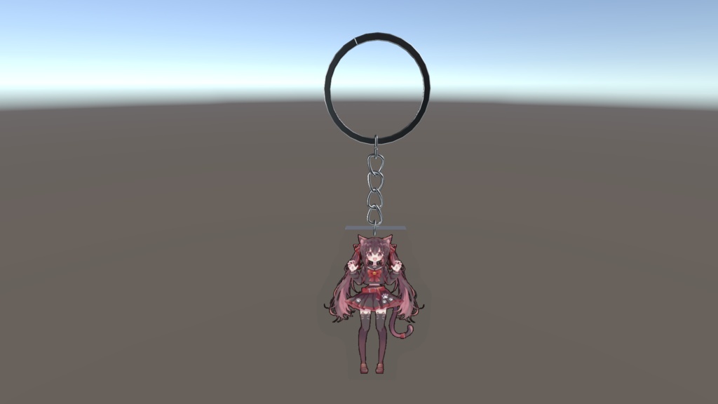 猫乃ともアクリルキーホルダー(3Dモデル版)