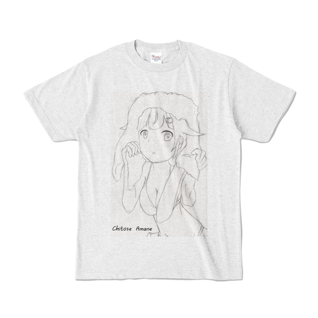 千歳天音ちゃん夏用tシャツ 水着イラストver 樹の推しグッズ工房 Booth