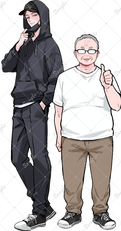 りんたろーとファンのおじさん シリーズアクスタ