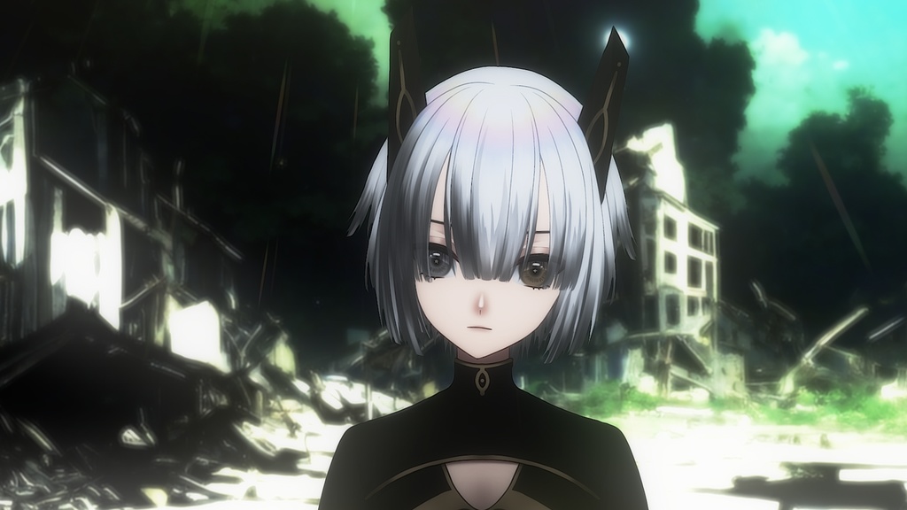 【汎用モデル】荒廃した世界に生きる中性的なアンドロイドSAIKA