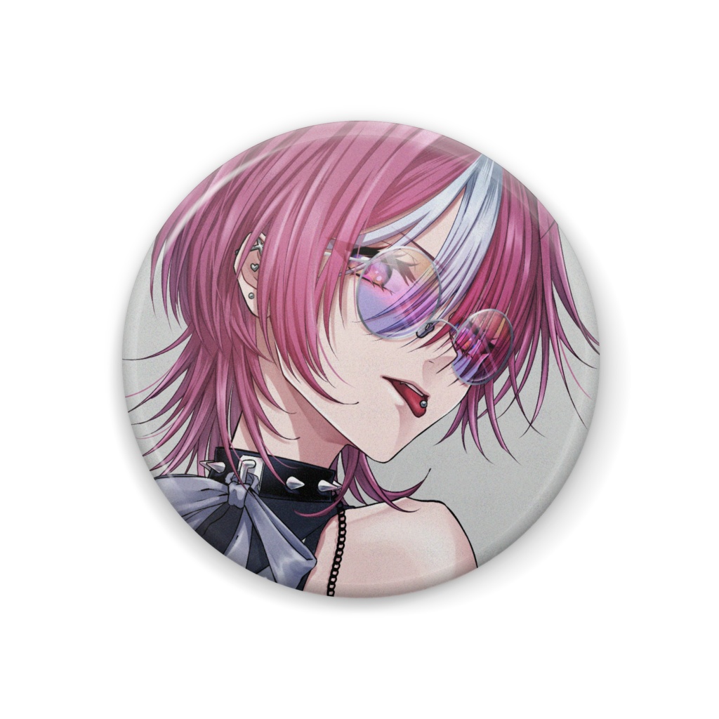 ビジュアルイラスト缶バッジ【善悪ゆーが】