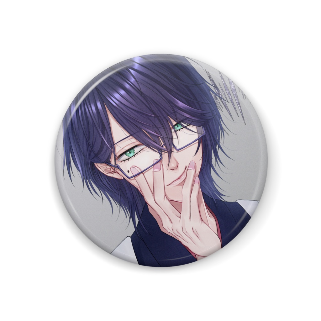 ビジュアルイラスト缶バッジ【八掛勝臣】