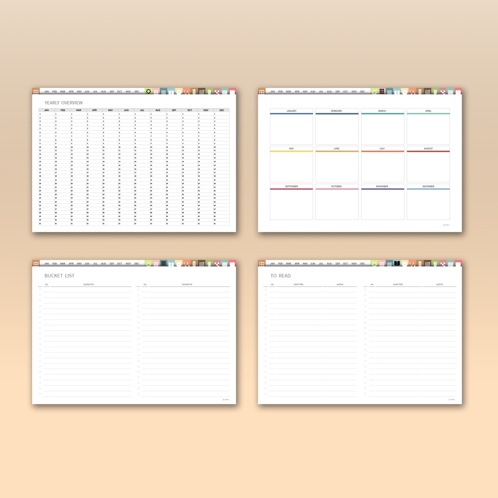 日付フリー学習プランナー NO.04