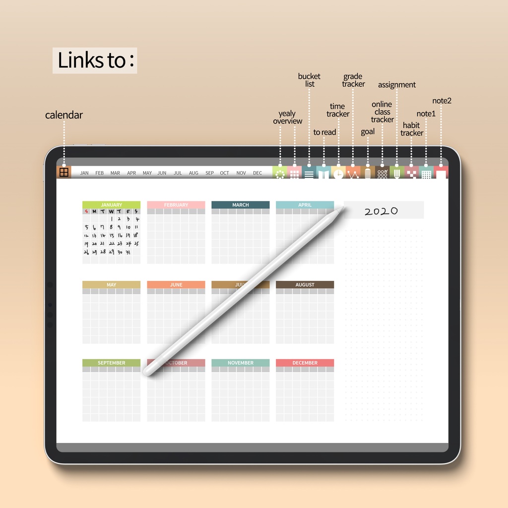 日付フリー学習プランナー NO.04