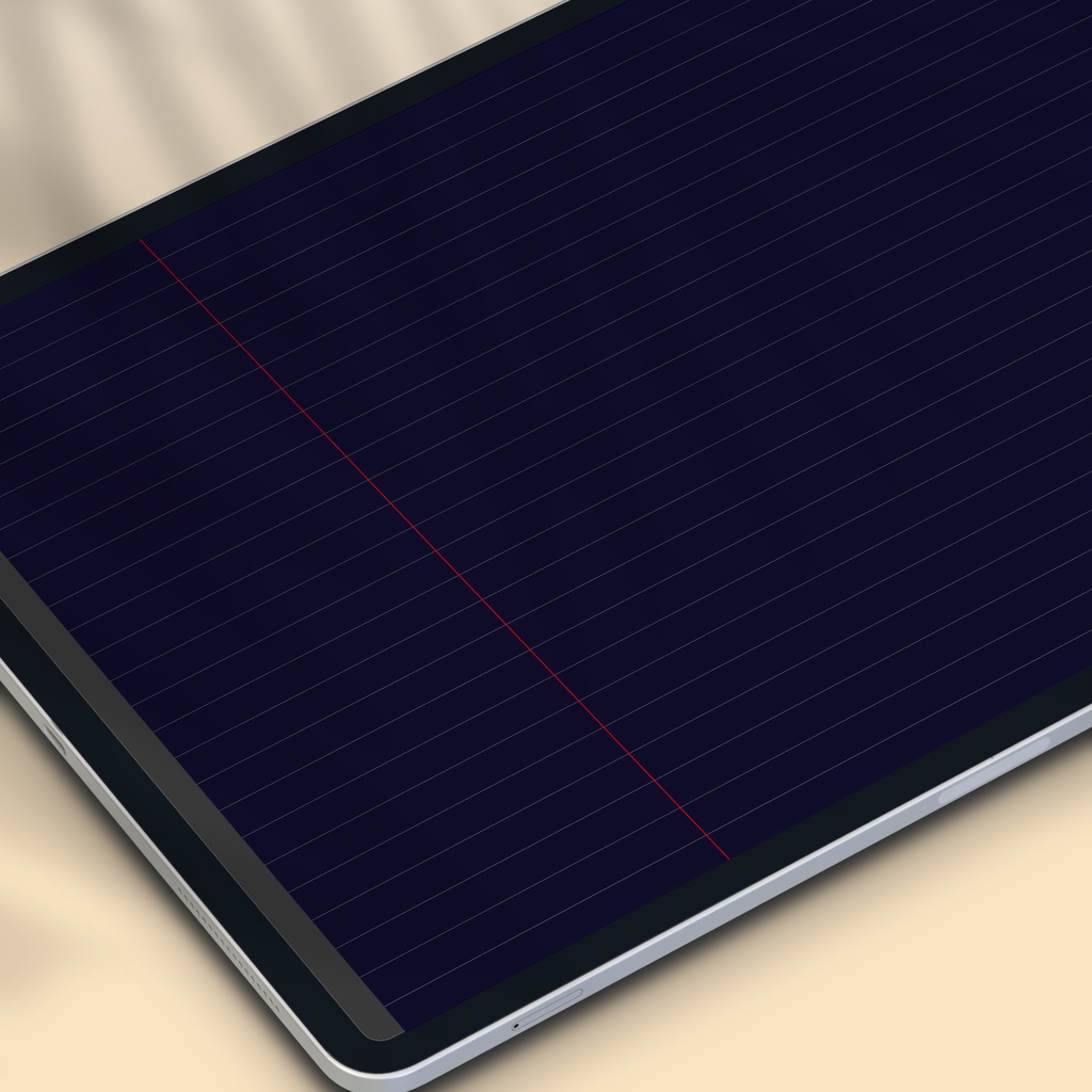 デジタルノート用ペーパーテンプレート(縦+横)NO.08