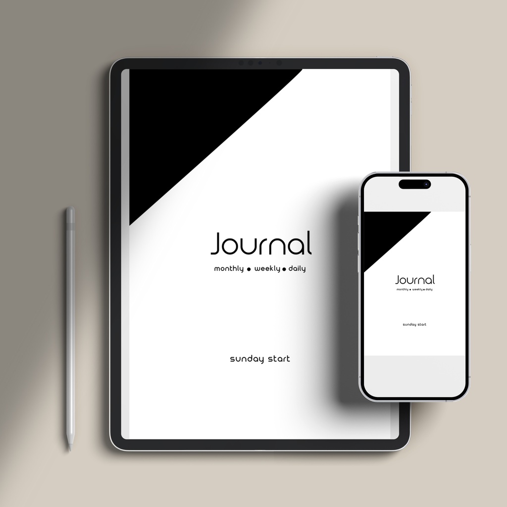 日付なしデジタルプランナー ホワイト NO.09