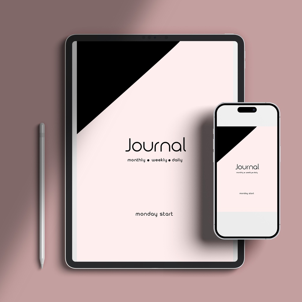 日付なしデジタルプランナー ピンク NO.10