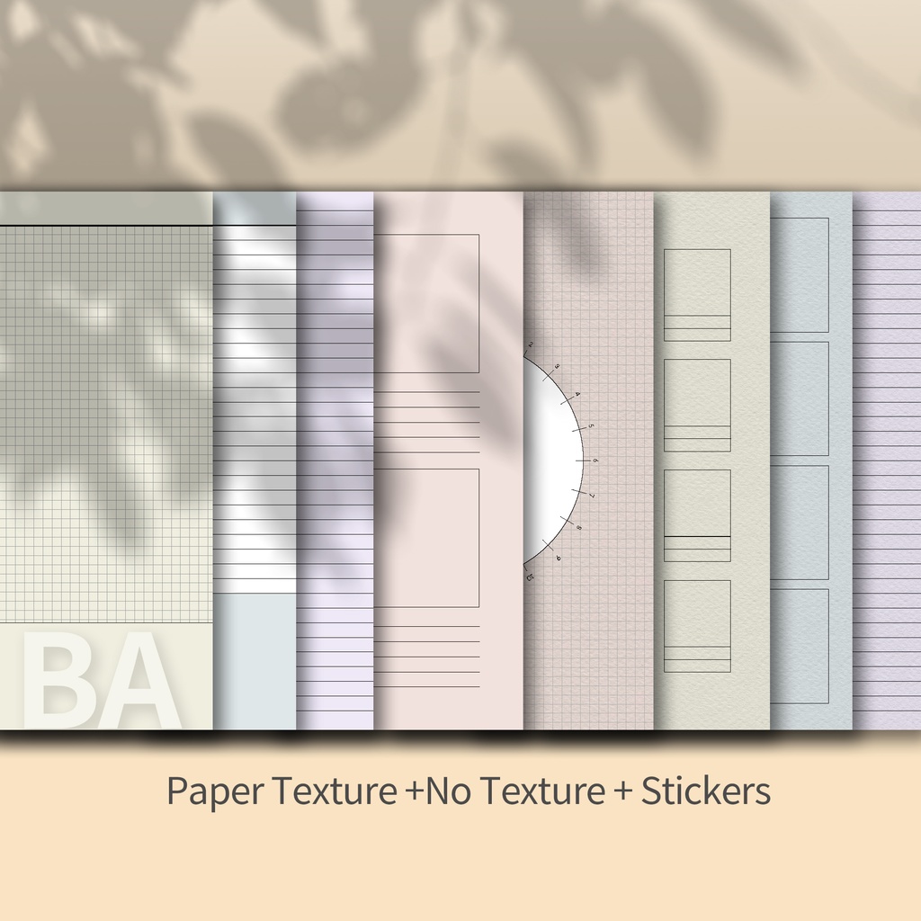 紙テクスチャと無テクスチャ NO.12 BA