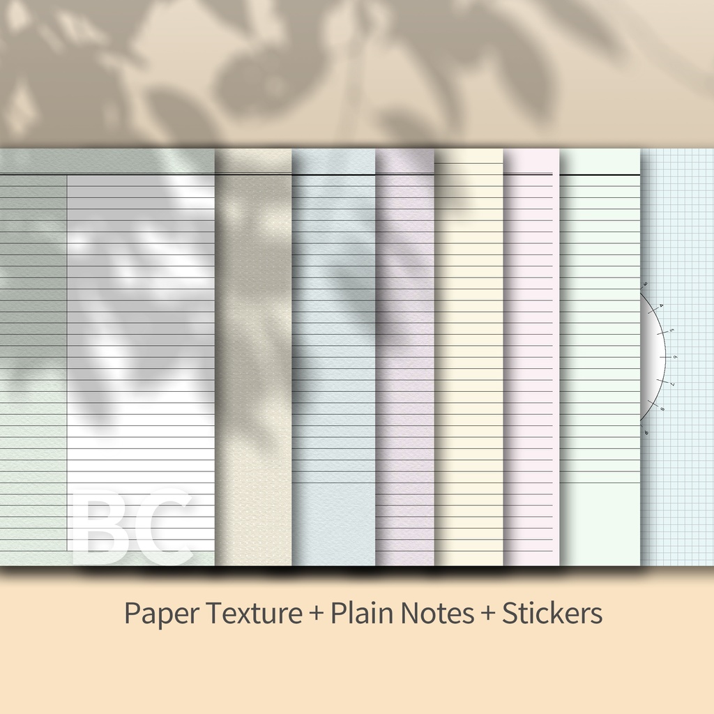 紙テクスチャと無テクスチャ NO.14 BC