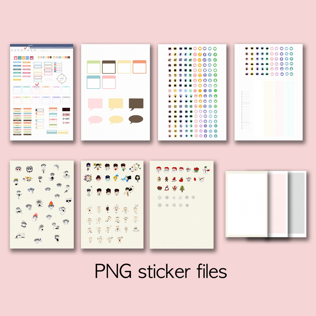 2026デジタルプランナー縦型 - ピンク NO.19