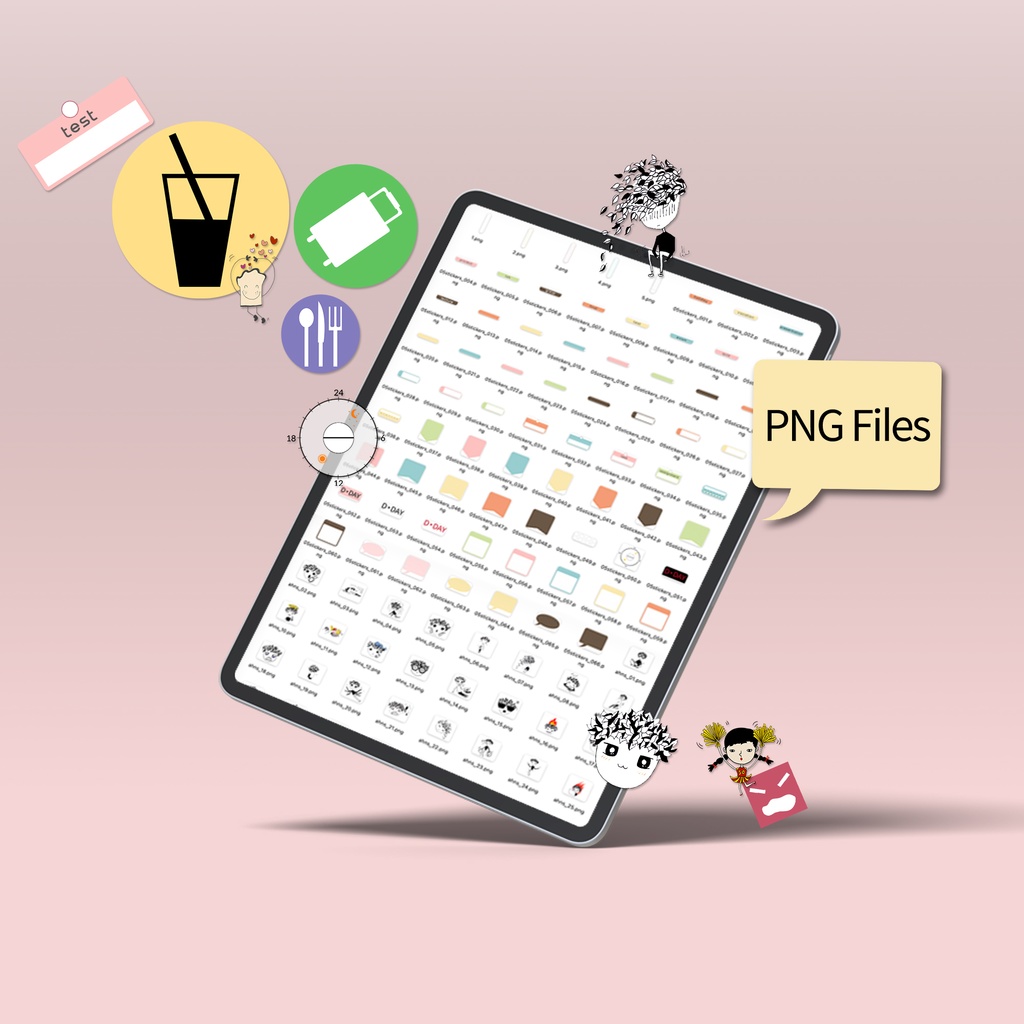 2026デジタルプランナー縦型 - ピンク NO.19