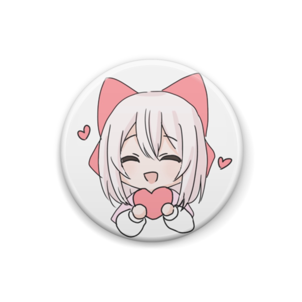リンネちゃんLINEスタンプ販売記念缶バッジ